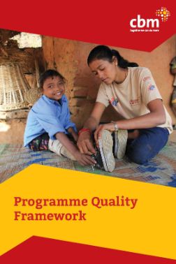 Titelseite des "Programme Quality Framework" von CBM International