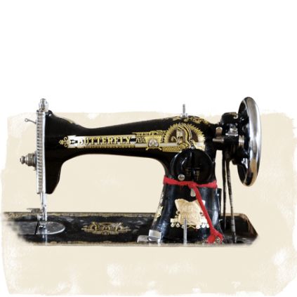 Spenden-Geschenk Nähmaschine