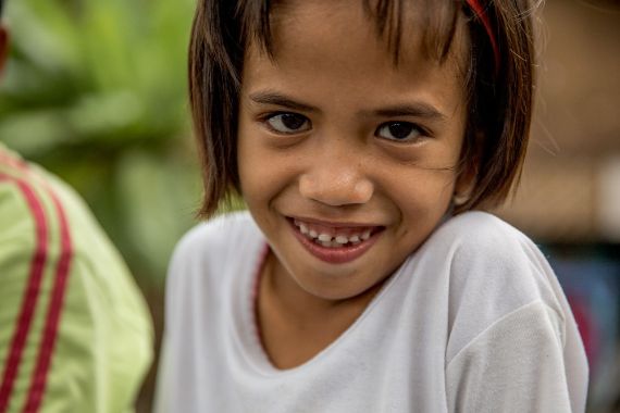 Lächelndes Mädchen