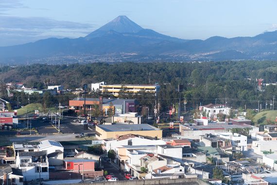 Panoramabild von Guatemala-Stadt
